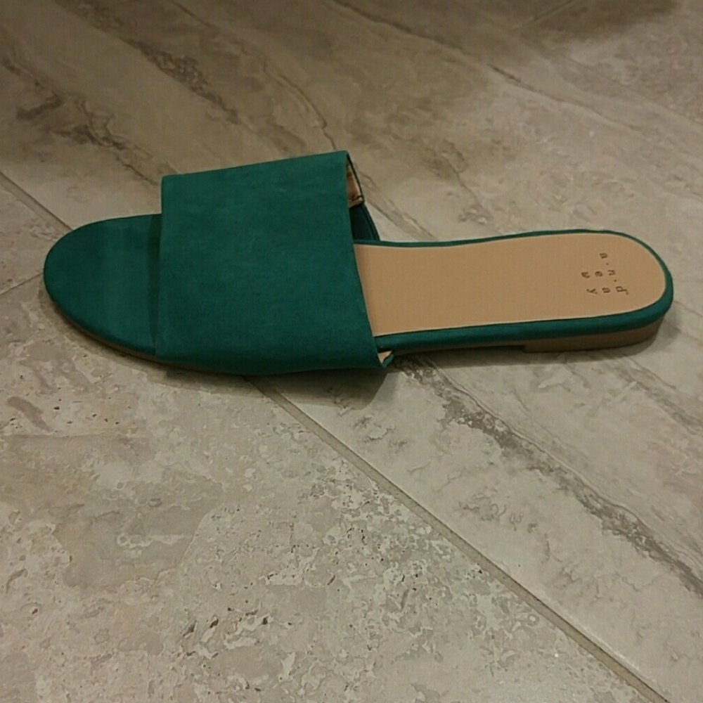 A New Day| A New Day Green SlipOns